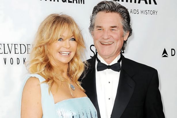 Goldie Hawn and Kurt Russell