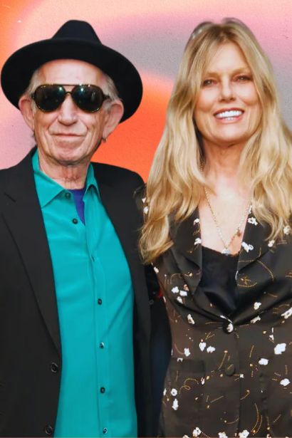 Keith Richards and Patti Hansen