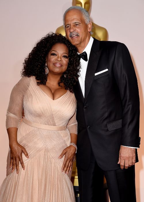 Oprah Winfrey and Stedman Graham