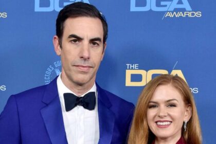 Sacha Baron Cohen and Isla Fisher