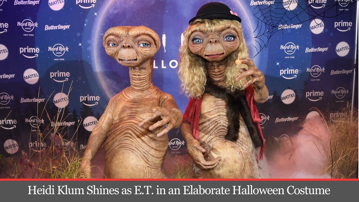 Heidi Klum Shines as E.T. in an Elaborate Halloween Costume