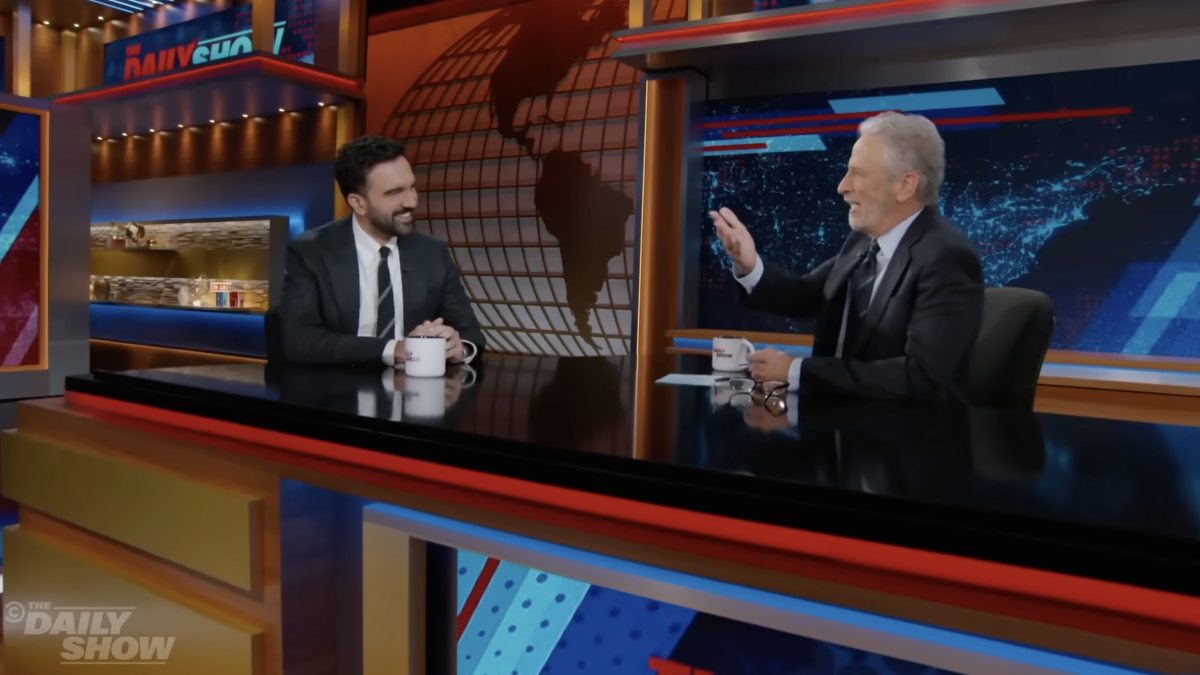 Jon Stewart interviews Zohran Mamdani on 'The Daily Show'