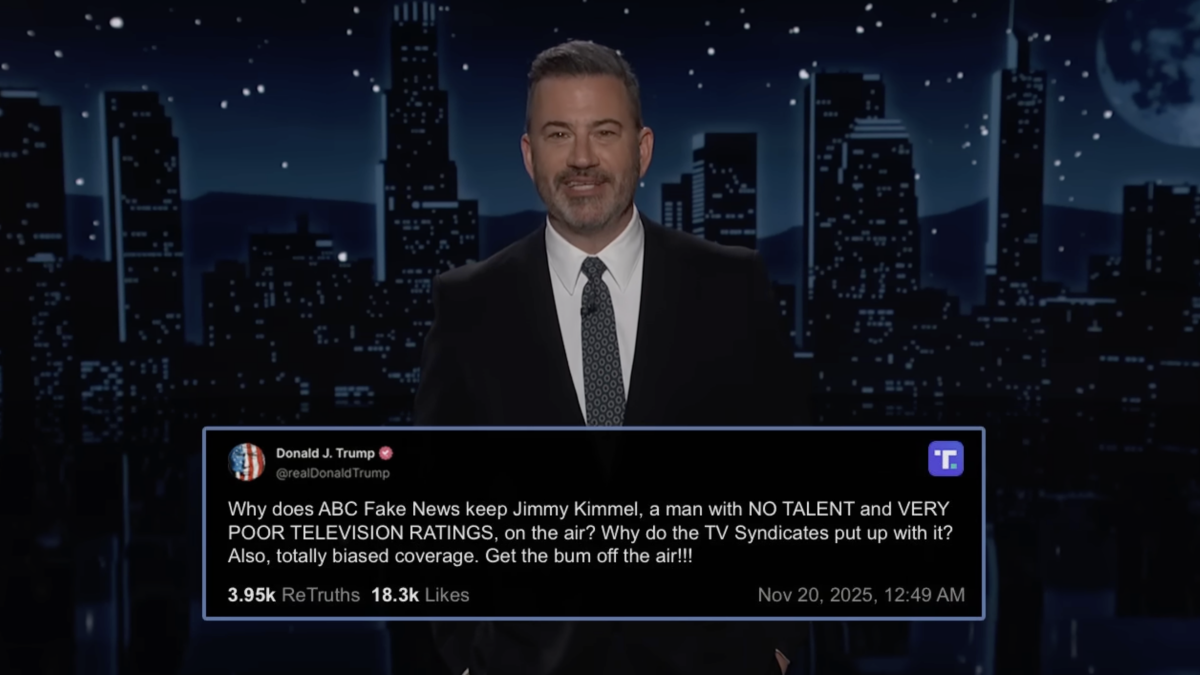 Jimmy Kimmel responds to Trump calling for him to be fired again